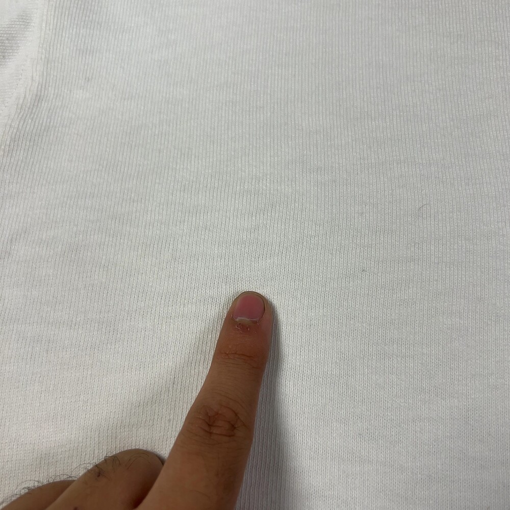Buck Mason White Field-Spec Boyfriend Crop Tee Womens Sz Small NWI Msrp55 [AF28] - Picture 10 of 16